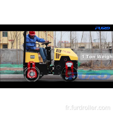 Direction hydraulique Double tambour Diesel Road Roller